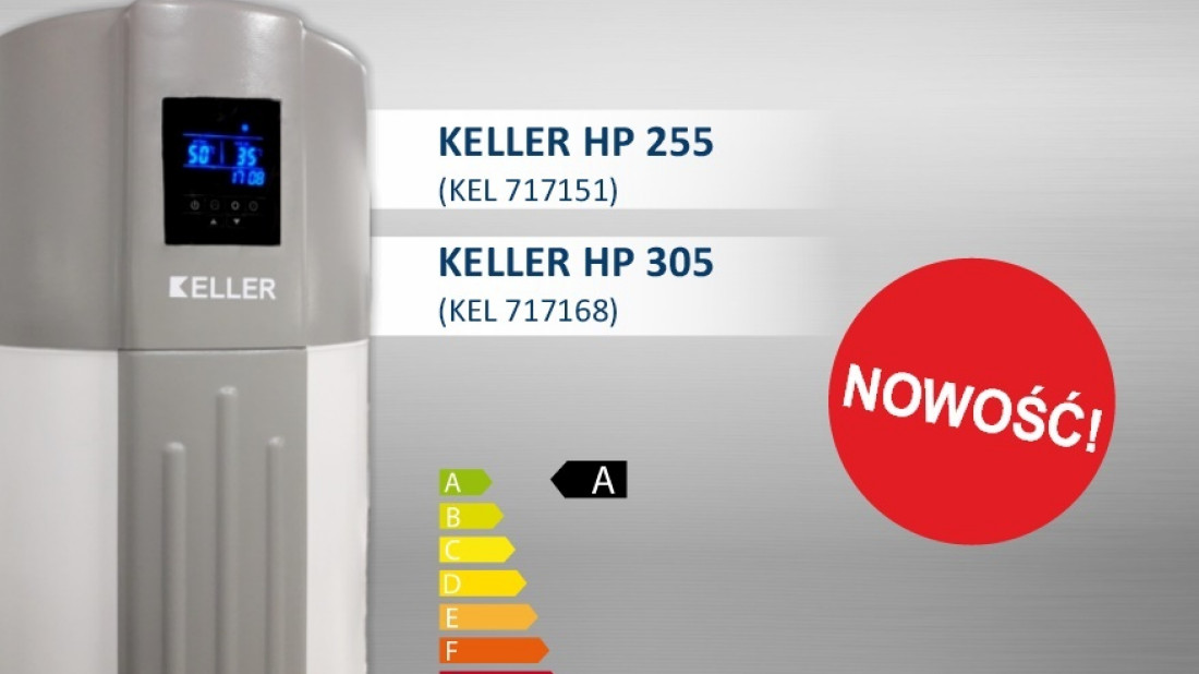 Nowość! Pompy ciepła Keller HP 255 i 305