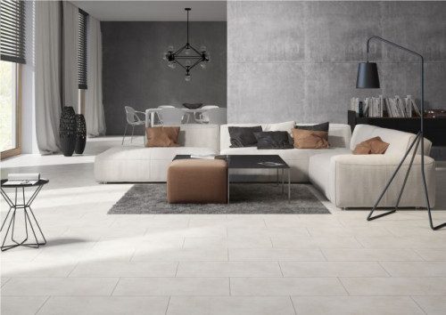 Beton, od kilku lat z powodzeniem zastępujący kamień, pojawia się na podłogach i ścianach