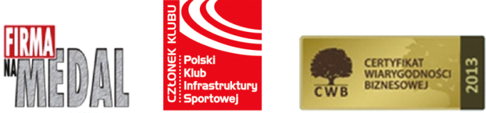 Wybrane nagrody i certyfikaty przyznane firmie NordWOOD