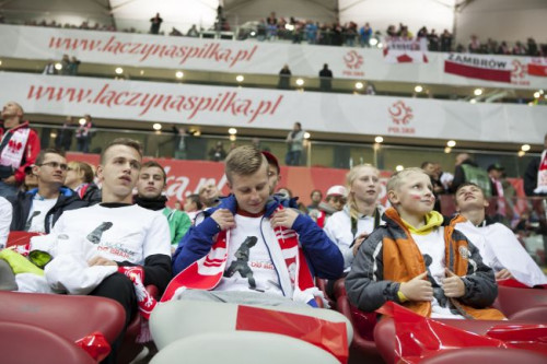 Na Stadionie Narodowym zebrało się 58 tysięcy kibiców, a wśród nich reprezentanci Centrum Opieki nad Dzieckiem w Skopaniu