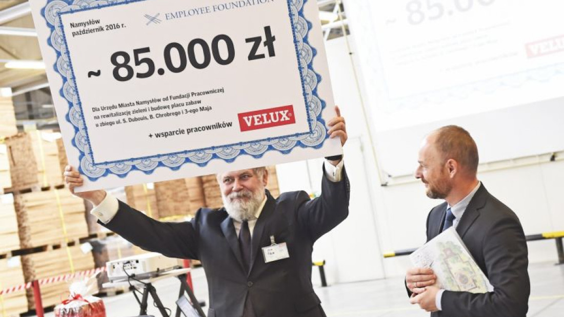 VELUX: Namysłów dostał dotację na rewitalizację miejskiego placu