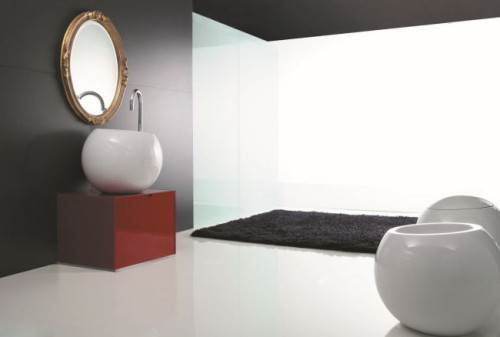 W ofercie włoskiego producenta są już umywalki-kule, umywalki-balie, umywalki-kleksy