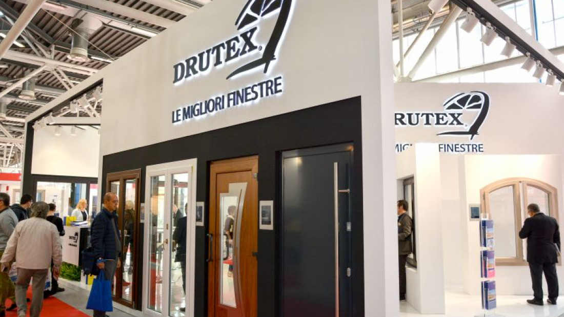 DRUTEX prezentuje swoją ofertę na targach SAIE w Bolonii!