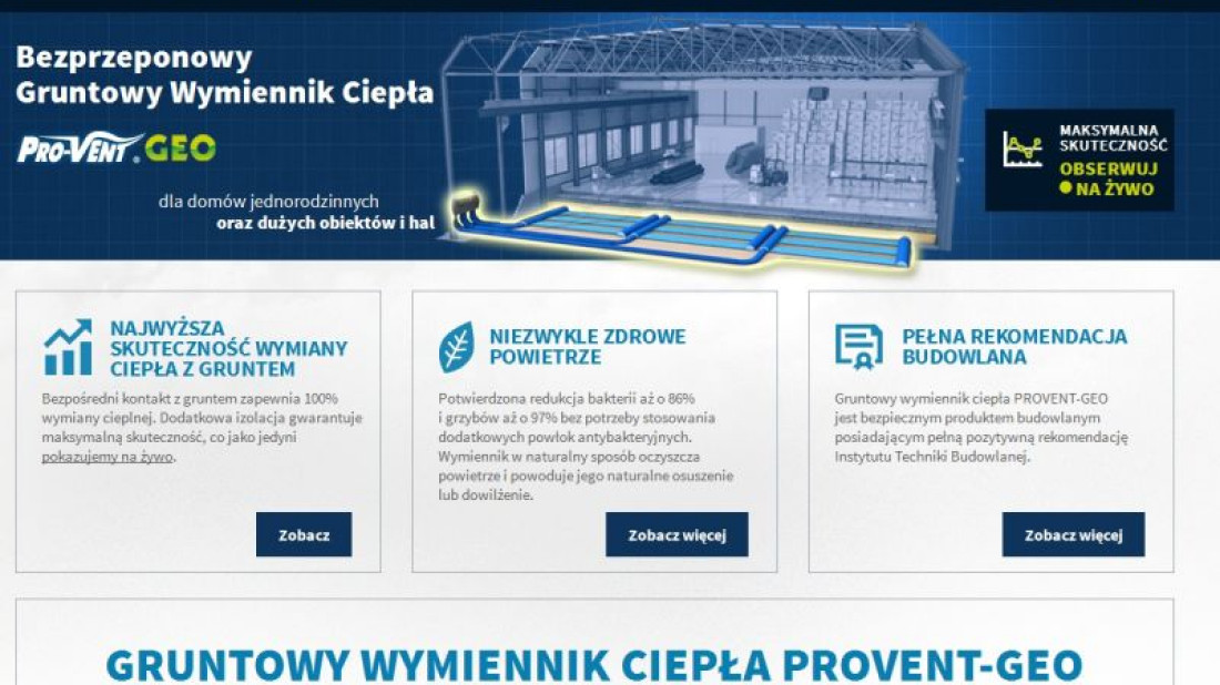 Odwiedź nową stronę internetową GWC PROVENT-GEO!