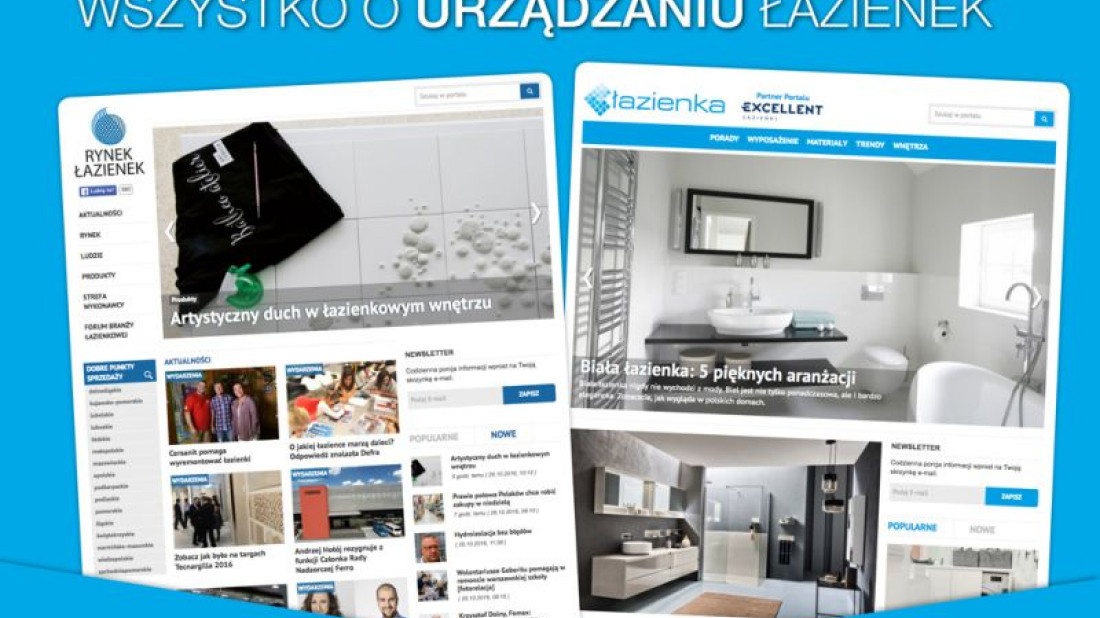 Najlepsze polskie portale o urządzaniu łazienek w sieci