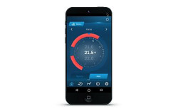 Aplikacja umożliwia nam sterowanie temperaturą w domu, nawet jeśli w nim nie przebywamy