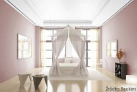 Uzupełnieniem tej kolorystyki może być łóżko z baldachimem