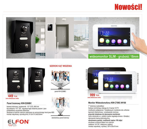 Głównym kierunkiem działania firmy jest produkcja i dystrybucja cyfrowych oraz analogowych systemów domofonowych i video-domofonowych