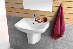 Z racji częstotliwości użytkowania, kamienne osady najczęściej występują w obrębie strefy umywalkowej