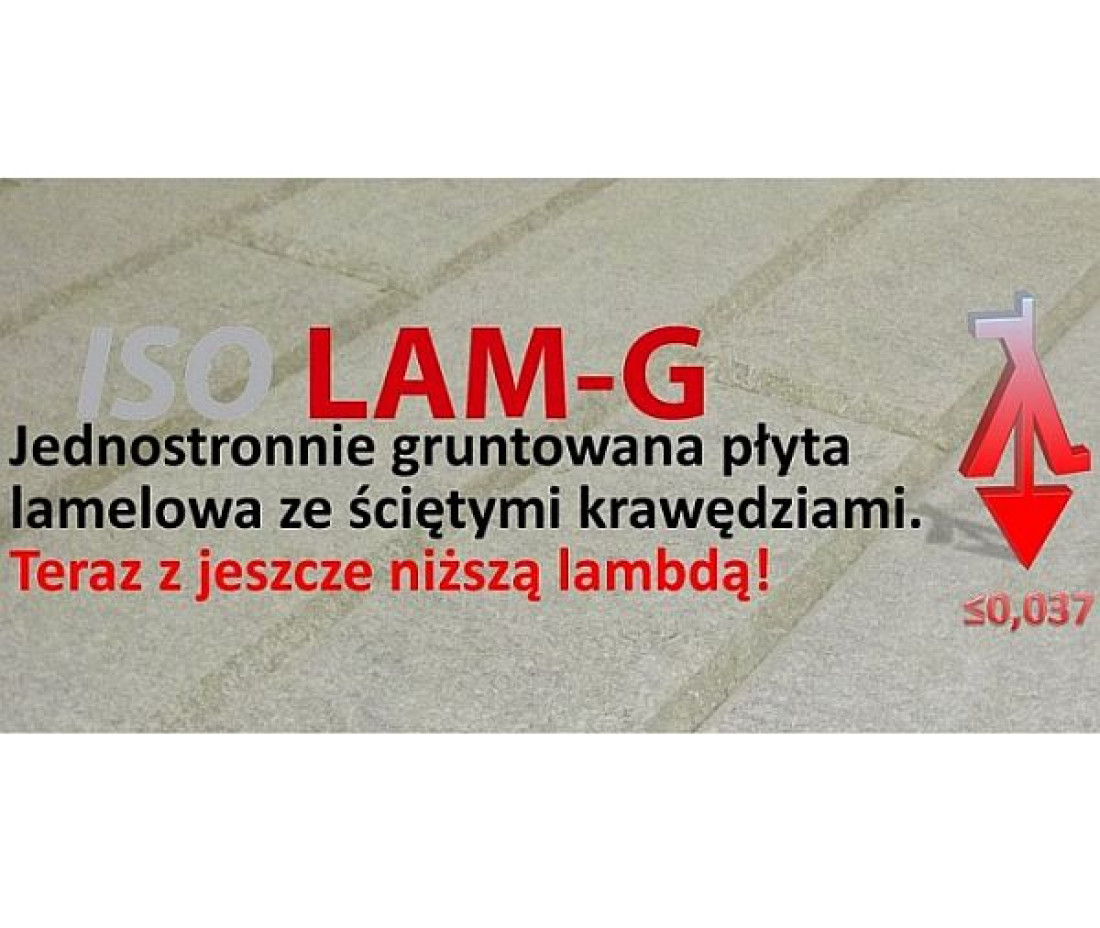 Isoroc prezentuje płytę ISO LAM-G