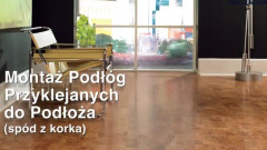 Montaż płytek korkowych klejonych do podłoża - Film instruktażowy