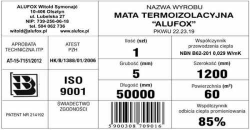 Termoizolację ALUFOX stosujemy wszędzie gdzie zależy nam na komforcie termicznym