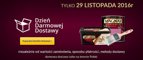 Wszystkie zamówienia złożone 29 listopada wysyłamy za darmo