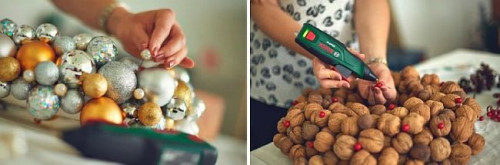 Do wieńca możecie dodać wstążkę i powiesić go w wybranym miejscu lub wstawić w środek świece