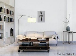 Łagodne barwy na ścianach sprawdzą się również przy bardziej stonowanych dodatkach