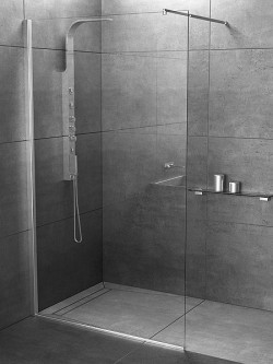 Rozwiązania strefy prysznica zawsze muszą być wykonane w taki sposób, aby zapewnić pełną wodoodporność