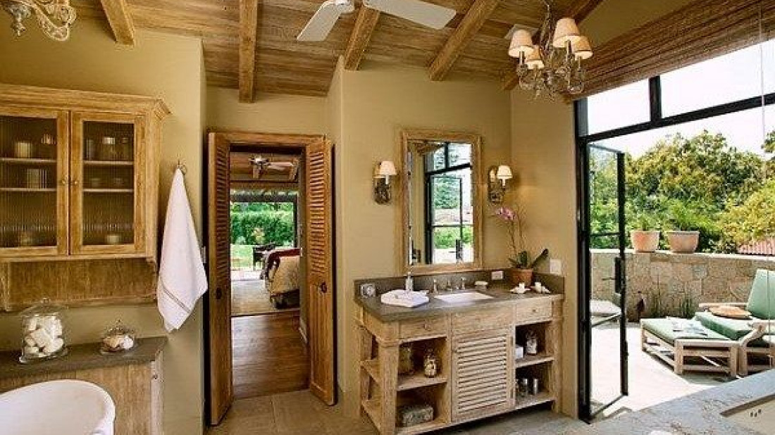 Łazienka w stylu rustykalnym – zainspiruj się wsią!