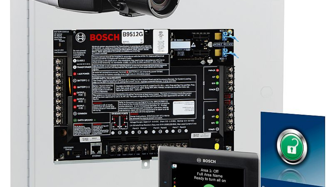 Bosch przedstawia nową serię paneli sterowania i systemów G i B Series