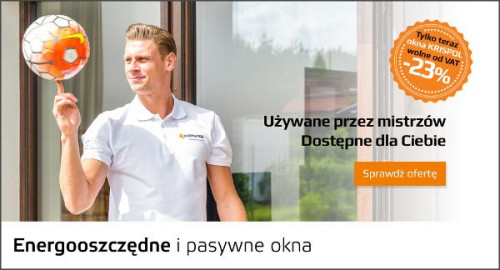 Specjalnie dla klientów sieci Salonów KRISPOL przygotowaliśmy także wyjątkową ofertę na okna pasywne
