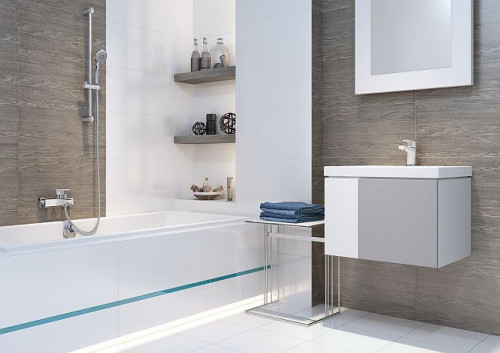 Modna bateria łazienkowa zdobi wnętrze i dodaje mu urody