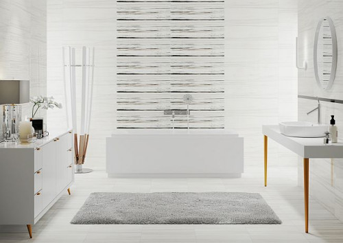 Błyszczące, gładkie kafle dodają każdemu pomieszczeniu błysku i elegancji, rozświetlają je i optycznie powiększają