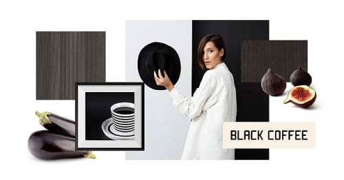 6. Black coffee to absolutny minimalizm drewna w wariacjach czerni i bieli