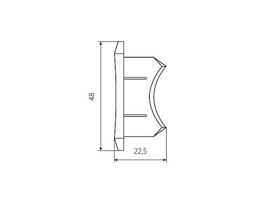 Aretacja 43 mm bez otworu