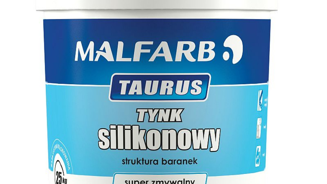 Nowość w ofercie marki Malfarb - tynk silikonowy TAURUS