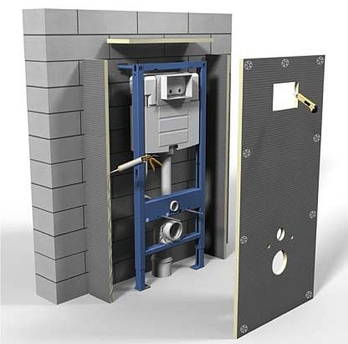 Doskonała technicznie płyta budowlana, na bazie której zaprojektowany został zestaw do zabudowy WC, zapewnia wodoodporność, redukcję hałasu oraz stanowi idealne podłoże pod bezpośredni montaż okładziny ceramicznej