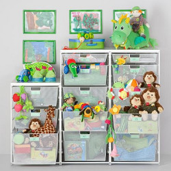 Kosze i stojaki są dostępne w różnych rozmiarach