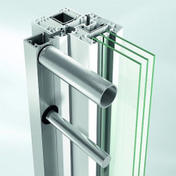 Okrągłe rury i pręty stalowe są dostępne w trzech średnicach mogą być rozmieszczane w różnych rozstawach