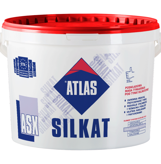 ATLAS SILKAT ASX - podkładowa masa tynkarska