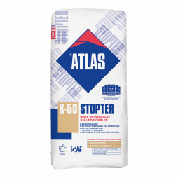 ATLAS STOPTER K-50 - biały, bezpodkładowy, uniwersalny klej do ociepleń ścian zewnętrznych