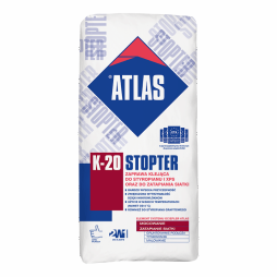 ATLAS STOPTER K-20 - 2w1 - zaprawa klejąca do styropianu i XPS oraz do zatapiania siatki