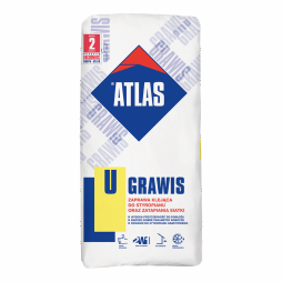 ATLAS GRAWIS U - 2w1 - zaprawa klejąca do styropianu oraz do zatapiania siatki