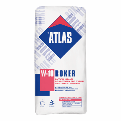 ATLAS ROKER W-10 - zaprawa klejąca do ociepleń ścian i stropów