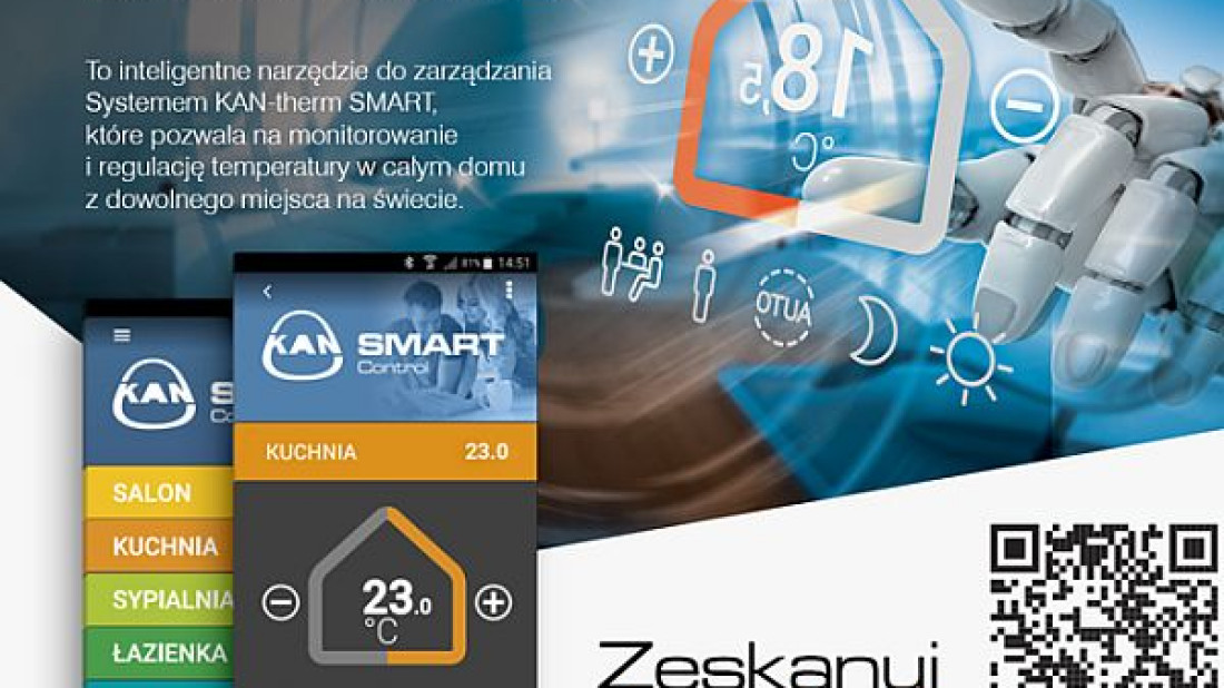 Zarządzaj ciepłem w swoim domu za pomocą inteligentnej aplikacji KAN-therm Smart Control!