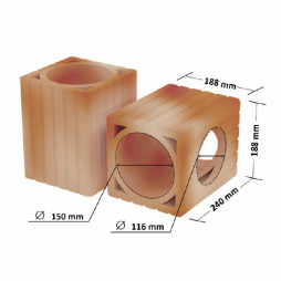 Pustak do przewodów wentylacyjnych P, PO