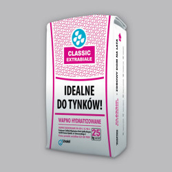 Wapno budowlane hydratyzowane Classic Extrabiałe