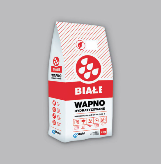Wapno hydratyzowane budowlane Białe 2 kg