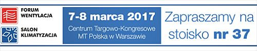 Serdecznie zapraszamy na stoisko Lindab podczas targów Forum Wentylacja w dniach 7-8 marca 2017 (stoisko nr 37)