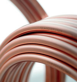 Cu-DHP – miedź odtleniona fosforem charakteryzuje się wysoką przewodnością cieplną
