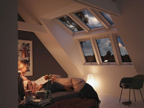 Lukarna VELUX zapewnia jeszcze więcej przestrzeni na poddaszu