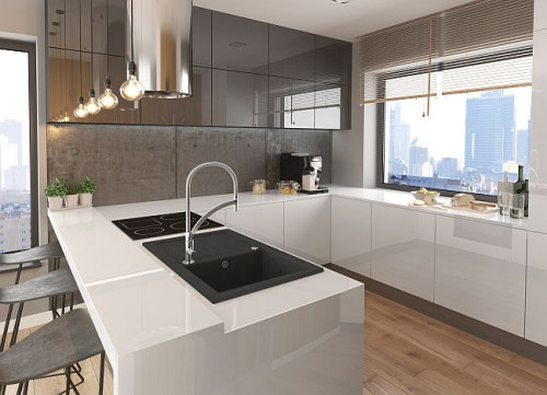 Nawet najmniejsza kuchnia powinna uwzględniać 4 strefy: zaopatrzenia, zmywania, przygotowywania oraz gotowania i pieczenia