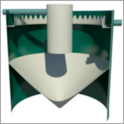 Zamknięty osadnik CVA-DC-TC