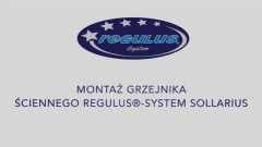 Montaż grzejnika ściennego REGULUS-system Sollarius