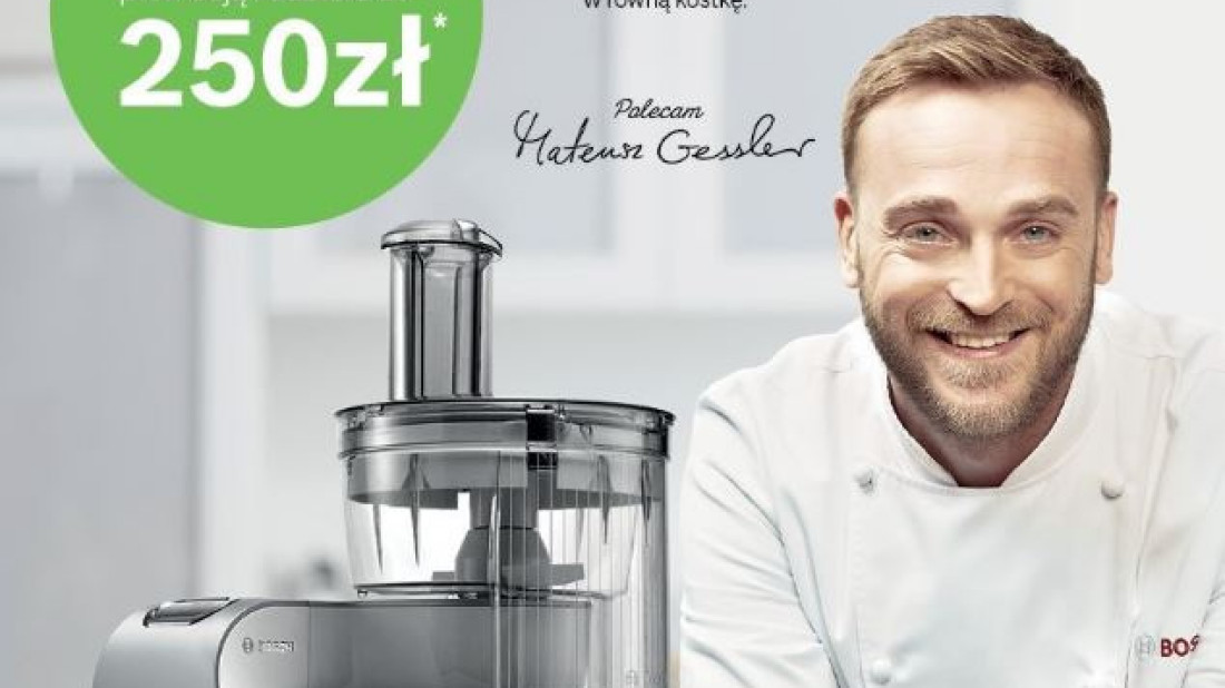 Kroi się coś pysznego – akcja promocyjna wielofunkcyjnych robotów kuchennych Bosch
