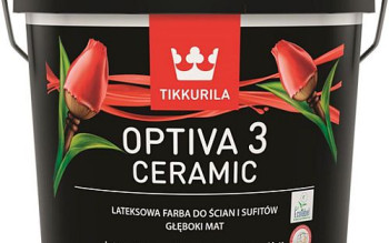 Idealnie matowe ściany z farbą Tikkurila Optiva Ceramic