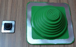 Przykłady zastosowania dla: kominków wentylacyjnych, przewodów wentylacyjnych, przewodów antenowych, masztów flagowych