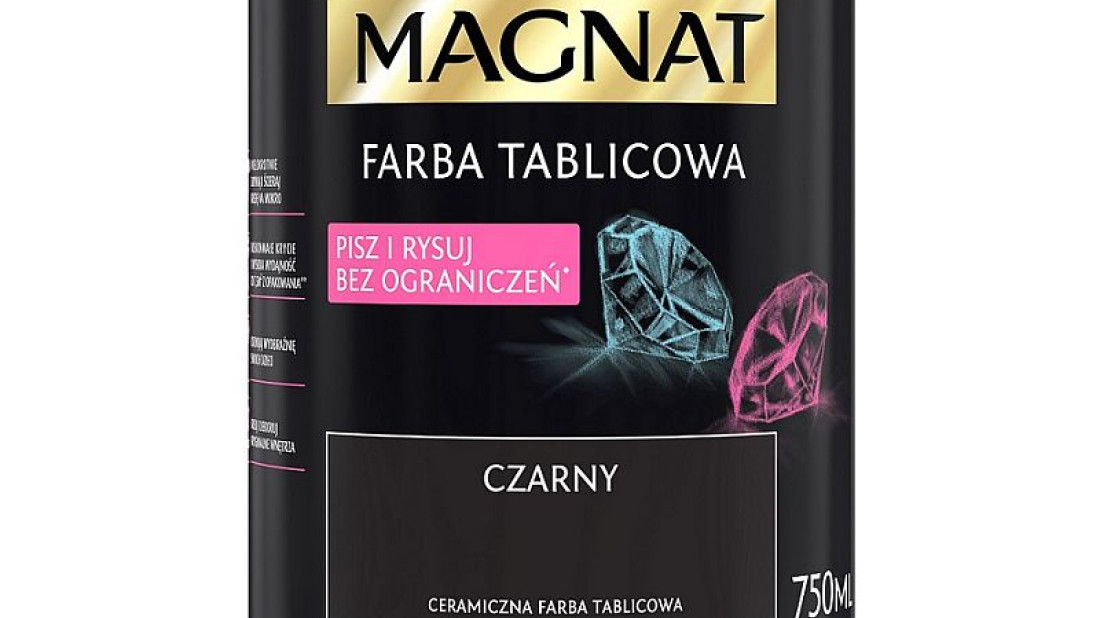 Pisz i rysuj bez ograniczeń! Nowa farba tablicowa MAGNAT